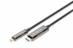 USB-kaabel Digitus USB-C - HDMI 20 m Black (AK-330150-200-S) | AK-330150-200-S | 4016032482604