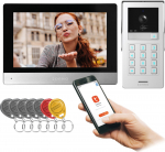 Orno GAYD, zestaw wideodomofonowy jednorodzinny, 2-żyłowy, 8", Wi-Fi, ekran dotykowy, 2MP Full HD, RFID, szyfrator | 5908254845888 | 5908254845888
