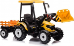 Traktor Na Akumulator Z Przyczepą Hercules Yellow 24V | 10555 | 5904665993880