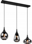 Rippvalgusti DELIGHT Trio Lumina 317000332 rippvalgusti ripats 3x40W E14 Black | 317000332 | 4017807542271