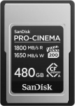 M&auml;lukaart SanDisk Pro Cinema CFexpress 480 GB (SDCFEA-480G-GN4NN) | SDCFEA-480G-GN4NN | 619659217754