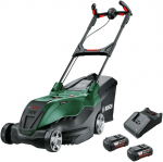 Bosch Powertools Akku-Rasenm&auml;her AdvancedRotak 36V-40-650, 36Volt (gr&uuml;n/Black, 2x Li-Ionen Akku 4,0Ah, POWER FOR ALL) | 06008B9F02 | 4059952658056