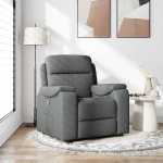 vidaXL Kokkupandav tugitool, Dark grey, riidest polsterdus | 4015681 | 8721158336873
