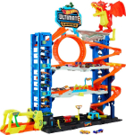 Hot Wheels City - Mega garaaž Draakoni r&uuml;nnak + 2 autot (HKX48) | HKX48 | 194735109722