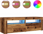 vidaXL TV-kapp LED-valgustusega, vana puit, 120x35x40 cm | 856319 VidaXL | 8721158437761