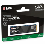 Emtec SSD M.2 NVMe PCIe 3.0 X300 512GB Intern retail | ECSSD512GX300 | 3126170170750