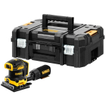 Dewalt Akku-Vibrationsschleifer DCW200NT, 18Volt (gelb/Black, ohne Akku und Ladeger&auml;t, in TSTAK Box II) | DCW200NT-XJ | 5054905284121