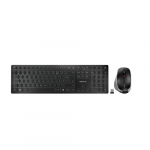 Klaviatuur ja hiir Cherry DW 9500 SLIM klaviatuur Komplektis RF traadita ja Bluetooth hiir AZERTY prantsuse Black Grey | JD-9500FR-2 | 4025112091933