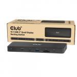 Club3D USB-C 14in1-Dock>2xDP2.1/2xHDMI/3xUSB-C 4K60Hz PD100W retail | CSV-2540 | 8719214473501
