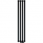 GRŁ-G/AP-1500X422-C / AQUAFORM / ASAMI-PLUS / GRZEJNIK ŁAZIENKOWY PIONOWY 1500X422 CZARNY Z WIESZAKAMI 682W / PRZY.DOL. 50MM / AQ.802-322415 | 5905359257318 | 5905359257318