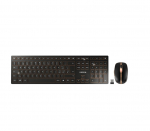 Klaviatuur ja hiir Cherry CHERRY DW 9100 SLIM RF traadita klaviatuur + Bluetooth QWERTZ Swiss Black | JD-9100CH-2 | 4025112095290