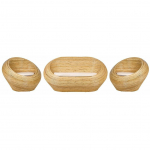 Beliani Zestaw ogrodowy dla 4 os&oacute;b MAIORI Rattan Naturalny | 518023 Bel | 4255664882219