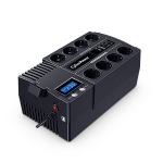 Varutoiteplokk BR1200ELCD 1200VA/720W Simuleeritud siinuslaine, AVR USB, LCD, 8 x Schuko | BR1200ELCD | 4712856270549