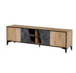 Cama 4D RTV cabinet OVO 180x38xH53 oak/concrete | OVO 201300 | 5903815009235