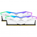 Team Group DIMM 32 GB DDR5-6400 (2x 16 GB) Dual-Kit (wei&szlig;, FF4D532G6400HC40BDC01, Delta RGB, INTEL XMP) | FF4D532G6400HC40BDC01 | 0765441659605
