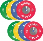HMS Komplekt ol&uuml;mpia kaalutaldrikuid Bumper TBR PROFI SET HMS 140 kg | 17-61-014 | 5907695505191
