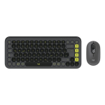 Klaviatuur ja hiir Logitech POP Icon Combo graphite-green (920-013106) | 920-013106 | 5099206127647