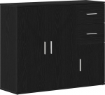 vidaXL Szafka, Black dąb, 91x29,5x75 cm | 862003 | 8721158724120