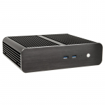 Akasa Euler S Fanless Thin-Mini-ITX Geh&auml;use, OEM - schwarz | A-ITX10-M1B | 4710614535114