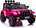 Lean Cars Auto na Akumulator Jeep BRD-7588 Pink 4x4 | 7407 | 5908275999218