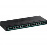 TRENDnet Switch 16-Port Gigabit PoE+ (123W) | TPE-TG160H | 0710931161960