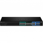 TRENDnet Switch 20-port Gbit UPoE 370W Web Smart 19" | TPE-204US | 0710931161281
