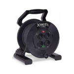 PCE pikendusjuhe rulliga Xreel 4 pistikupesa 3 x 2,5mm IP44 25m (92501H48243) | 92501H48243 | 5902082051817