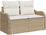 6-osaline aiam&ouml;&ouml;bli komplekt patjadega Beige pol&uuml;rotang | 3358199 | 8721288384027