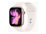 Apple Watch Series 11 GPS 42mm Pink Gold Aluminum Case with Light Blush Sport Band S/M MEU04LW/A | 195950461138