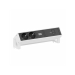 Toiteplokk Bachmann BACHMANN DESK2 2xCEE7/3 1xUSB C/C 100 W, pikkus 0,2 m, RAL9010 | 4057298216275 | 4057298216275