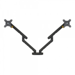 BakkerElkhuizen Monitorarm BE Flexible Dual Black retail | BNEBFDB | 8719274677079