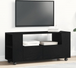 vidaXL TV-kapp ratastel, black oak, 102x34,5x43 cm | 862479 | 8721158768841