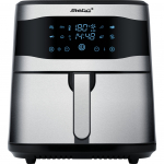 Steba Hei&szlig;luftfritteuse HF 8000 Family (edelstahl/Black, 1.800 Watt, Korb 8 Liter) | 26-48-00 | 4011833200358