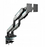 Topeltmonitori kinnitus 49 tolli, hall-must RGB X-Arm Dual | 5907367500530 | 5907367500530