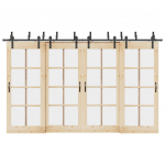 Liugukse tarvikute komplekt 427 cm terasest, must