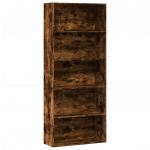 Raamatukapp suitsutamm 80x30x189 cm tehispuit