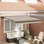 K&auml;igukohandatav varikatus beež 350 x 250 cm kangas ja metall