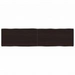 Lauaplaat, tumepruun, 160x40x(2-6) cm, t&ouml;&ouml;deldud t&auml;ispuit