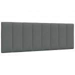 Voodipeatsi padi hanko, tumehall, 120 cm, kangas