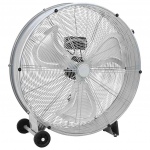Trummelventilaator rattaga 79 x 37 x 82 cm alumiinium