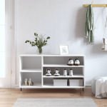 Jalatsikapp, valge, 102 x 36 x 60 cm, tehispuit