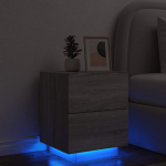 &Ouml;&ouml;kapid led-valgustusega, hall sonoma tamm, tehispuit