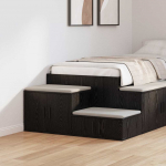 Hoiukapp must tamm 127 x 41 x 40 cm tehispuit