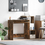 Laud sahtliga suitsetatud tamm 106 x 41 x 88.5 cm tehispuit