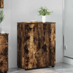 Vannitoa kapp ladustamisega suitsetatud tamm 60 x 35 x 80 cm
