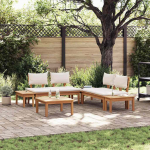 Aia pinkide komplekt padjaga ladustamisega 3 pcs pruun ja kreem