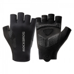 Rockbros cycling gloves spring/summer/autumn, short fingers, size: M - black