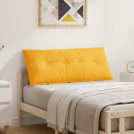 Seljatugi padi helekollane 120 x 50 cm korter kangas