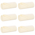 Viskab tekid 6 pcs cream 200 x 150 cm fliis