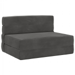 Kokkupandav diivanvoodi tumehall 70 x 72 x 60 cm kangas